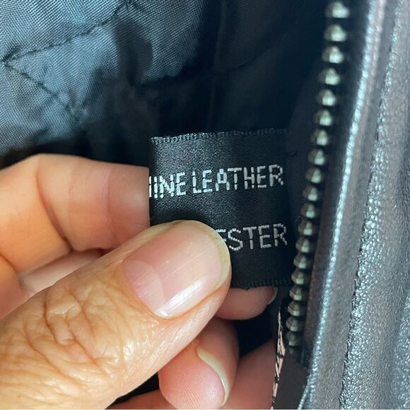 TIBCA  LEATHER JACKET - Picture 9 of 10